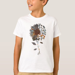 Camiseta Frenchie Sunflower Eres mi amante del perro del mu