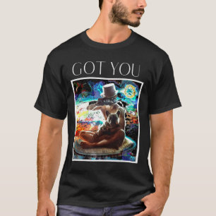 Camiseta Frenchie te tiene Perro Bulldog Francés Futurista 
