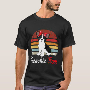 Camiseta Frenchie Womens Bulldog francés vintage Dad Mom