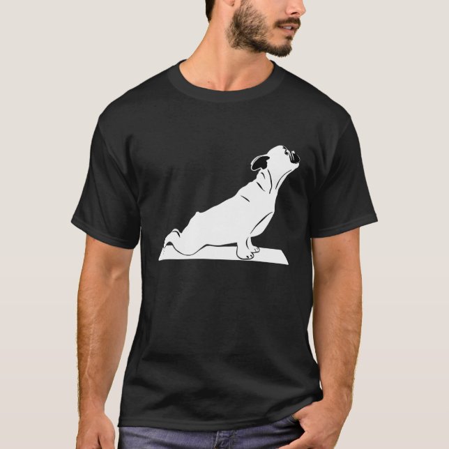 Camiseta Frenchie Yoga Ropa de ropa Perro Bulldog francés (Anverso)