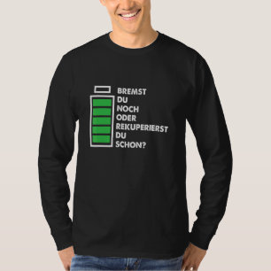 Camiseta Freno Automóvil Recuperando Batería Eléctrica