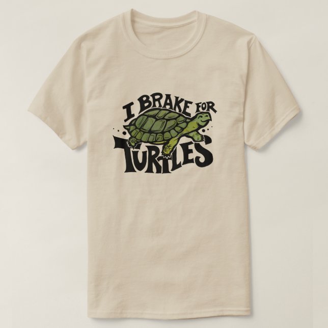 Camiseta Freno por tortugas (Diseño del anverso)