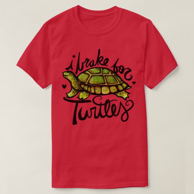 Camiseta Freno por tortugas (Diseño del anverso)