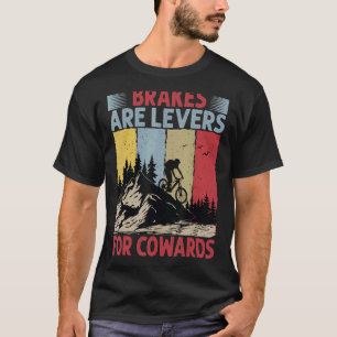 Camiseta Frenos Son Palancas Para Cobardes Ciclismo De Ba