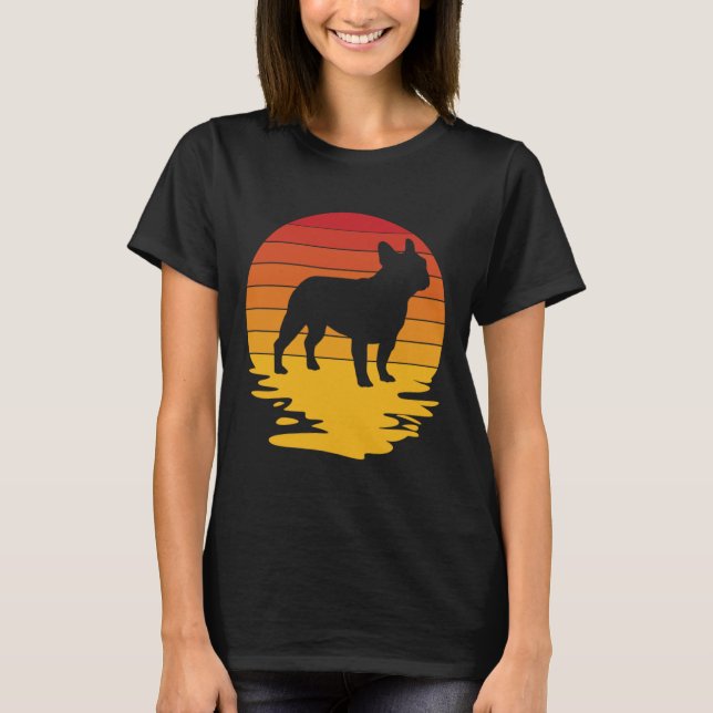 Camiseta Frenshie Bulldog francés Perro de cachorro francés (Anverso)