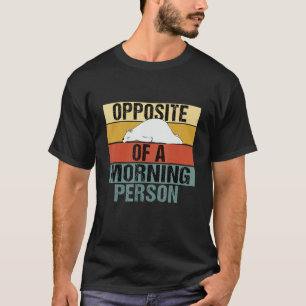 Camiseta Frente A Un Retro De Oso De La Mañana