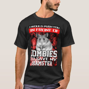 Camiseta Frente A Zombis Para Salvar Mi Halloween De Hamste