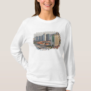 Camiseta Frente al mar con la silueta de la ciudad de Yanta