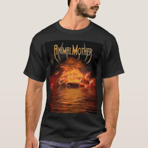 Camiseta Frente básico lago" T flame de los hombres del