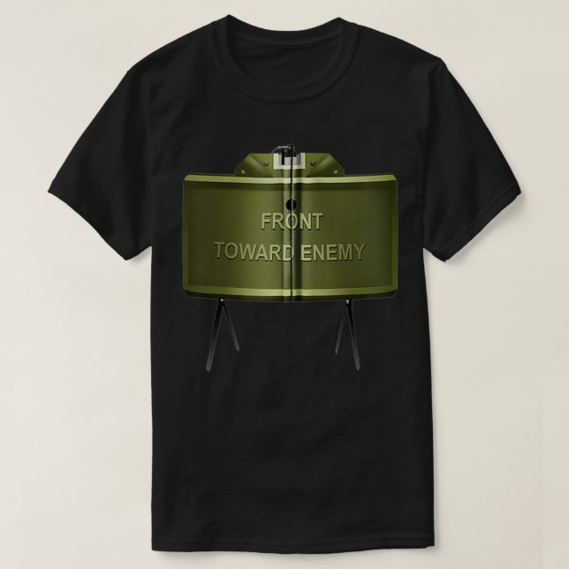Camiseta Frente Claymore hacia el enemigo Zip (Diseño del anverso)