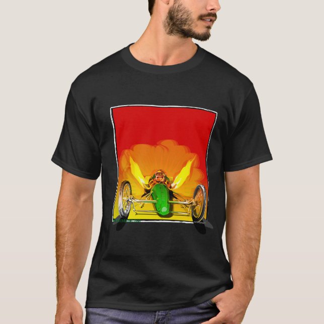 Camiseta Frente de Dragster (Anverso)