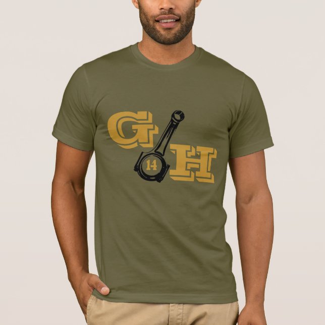 Camiseta Frente de G&H 14/trasero (Anverso)