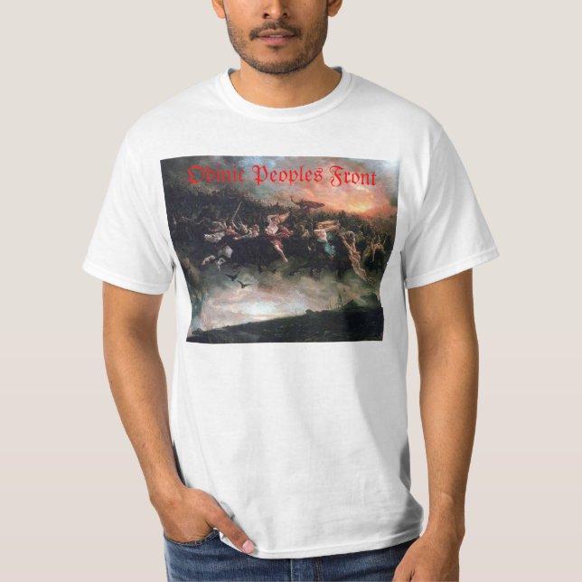 Camiseta Frente de gente de Odinic (Anverso)
