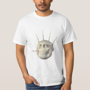 Camiseta Frente de la cabeza del guante del látex/trasero