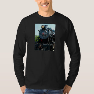 Camiseta Frente de la locomotora de vapor