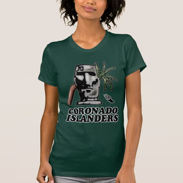 Camiseta Frente de la pista de Bella Canvas Islander (Anverso)