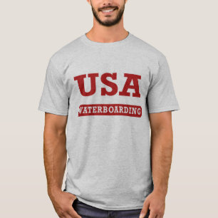 Camiseta Frente de los E.E.U.U. Waterboarding