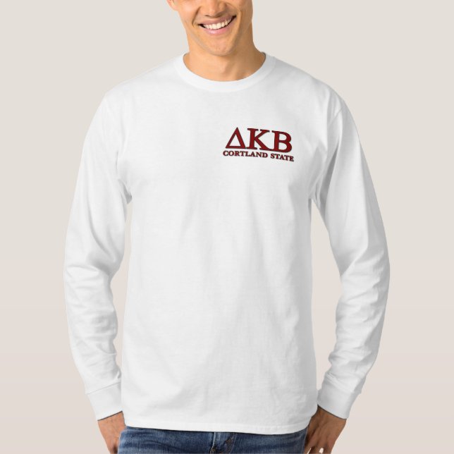 Camiseta Frente del logotipo de la parte posterior del (Anverso)