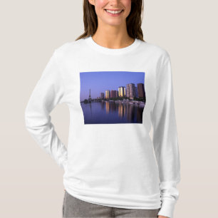 Camiseta Frente del Sena y Torre Eiffel, París, Francia