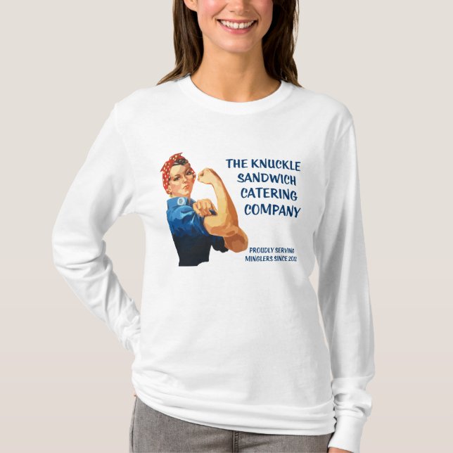 Camiseta Frente largo de la manga de Rosie del bocadillo (Anverso)