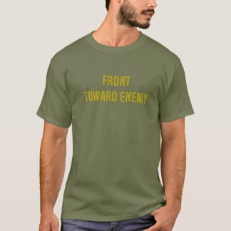 Camiseta Frente Militar Hacia El Enemigo Aburrido Guerrero 