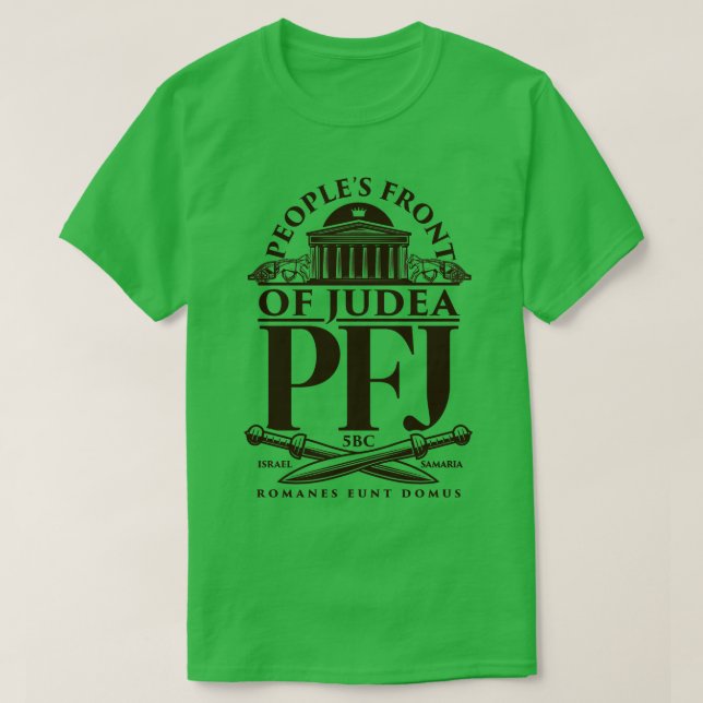 Camiseta Frente Popular de Judea (Diseño del anverso)