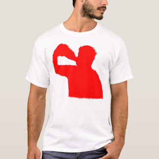 Camiseta FRENTE Y PARTE POSTERIOR del bebedor
