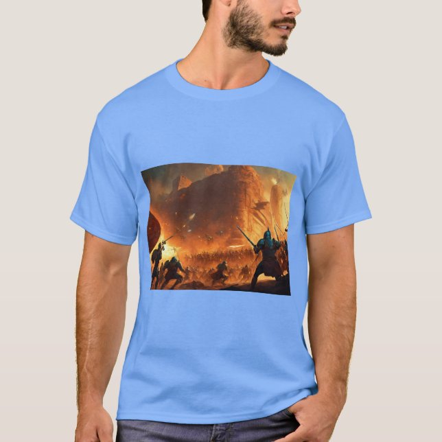 Camiseta Frentes de batalla del tiempo: Una épica saga de c (Anverso)