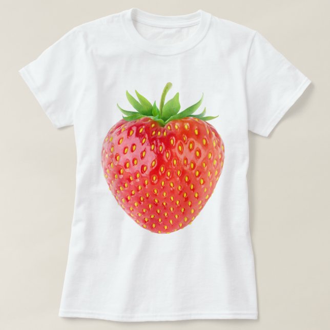 Camiseta Fresa (Diseño del anverso)