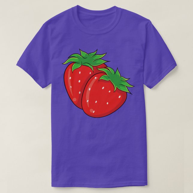 Camiseta Fresa (Diseño del anverso)