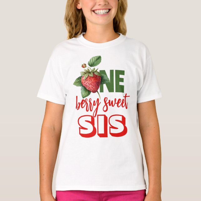 Camiseta Fresa Berry dulce Sis (Anverso)