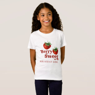 Camiseta Fresa Berry Red Berry Sweet Birthday