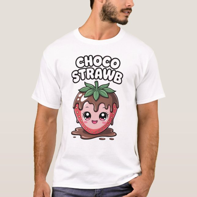 Camiseta Fresa de chocolate (Anverso)