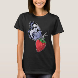 Camiseta Fresa de mariposa