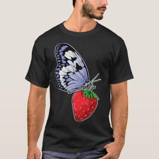 Camiseta Fresa de mariposa