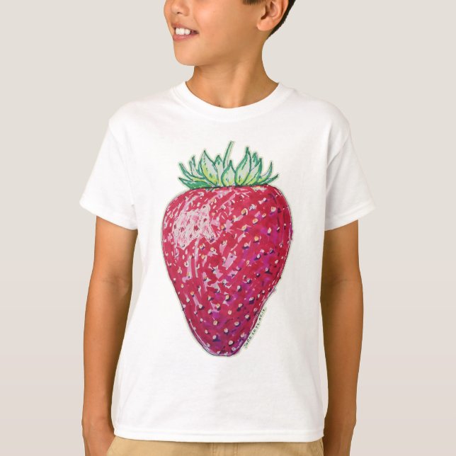 Camiseta Fresa de pie (Anverso)