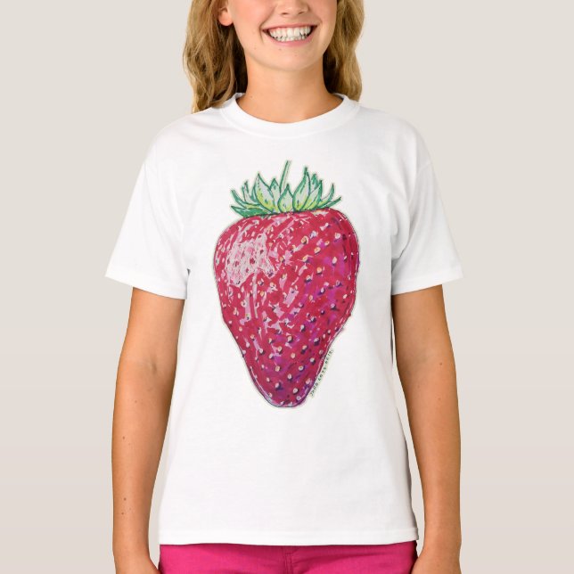 Camiseta Fresa de pie (Anverso)
