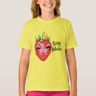 Camiseta Fresa en la corona, por Natasha Us