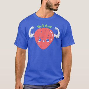 Camiseta Fresa Fruit Lover Vegetarian Saludable T-