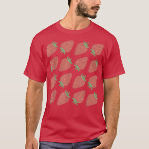 Camiseta Fresa Fruto de fresa Alimentos Vegetarianos Fresa