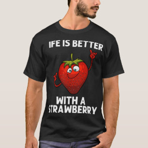 Camiseta Fresa Guay Para Hombres Fruto Fresas B