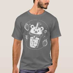 Camiseta Fresa Koala Bear Boba Tea Bubble Tea Anime Ka
