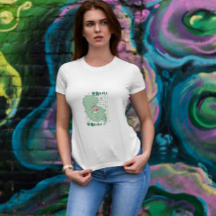 Camiseta Fresa Leche Cute Axolotl