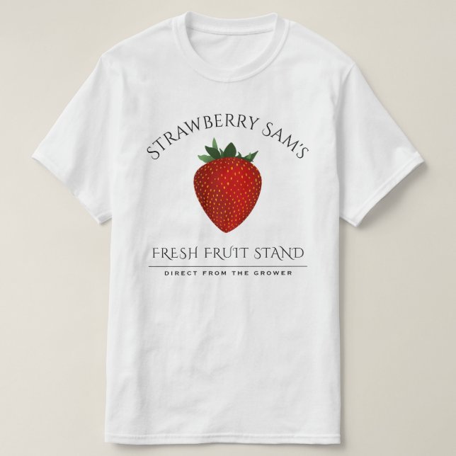 Camiseta fresa T-Shirt (Diseño del anverso)