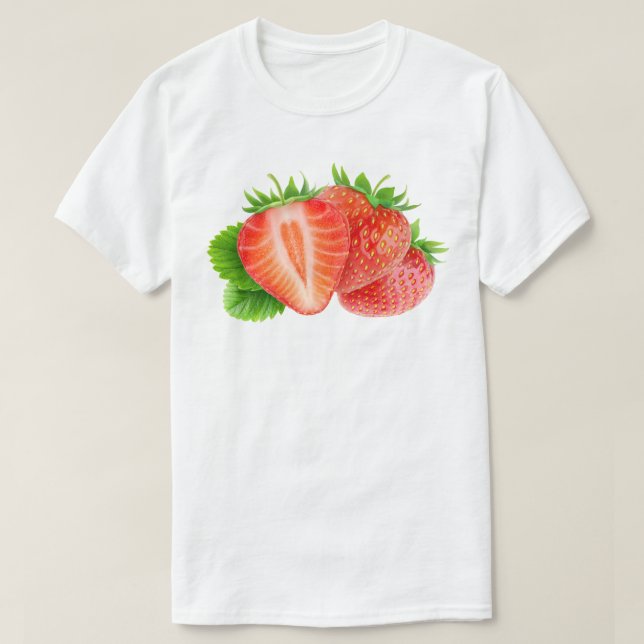 Camiseta Fresas (Diseño del anverso)