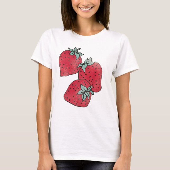 Camiseta Fresas (Anverso)