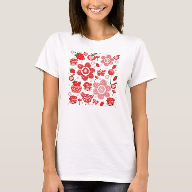 Camiseta fresas (Anverso)