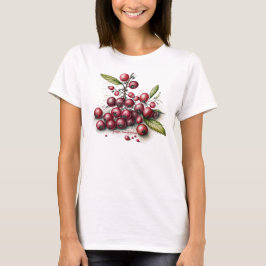 Camiseta Fresas botánicas