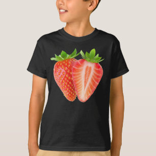 Camiseta Fresas cortadas