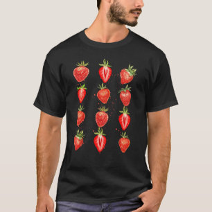 Camiseta Fresas Cuestas Fruitarias Fruitarias Frutos de Fre